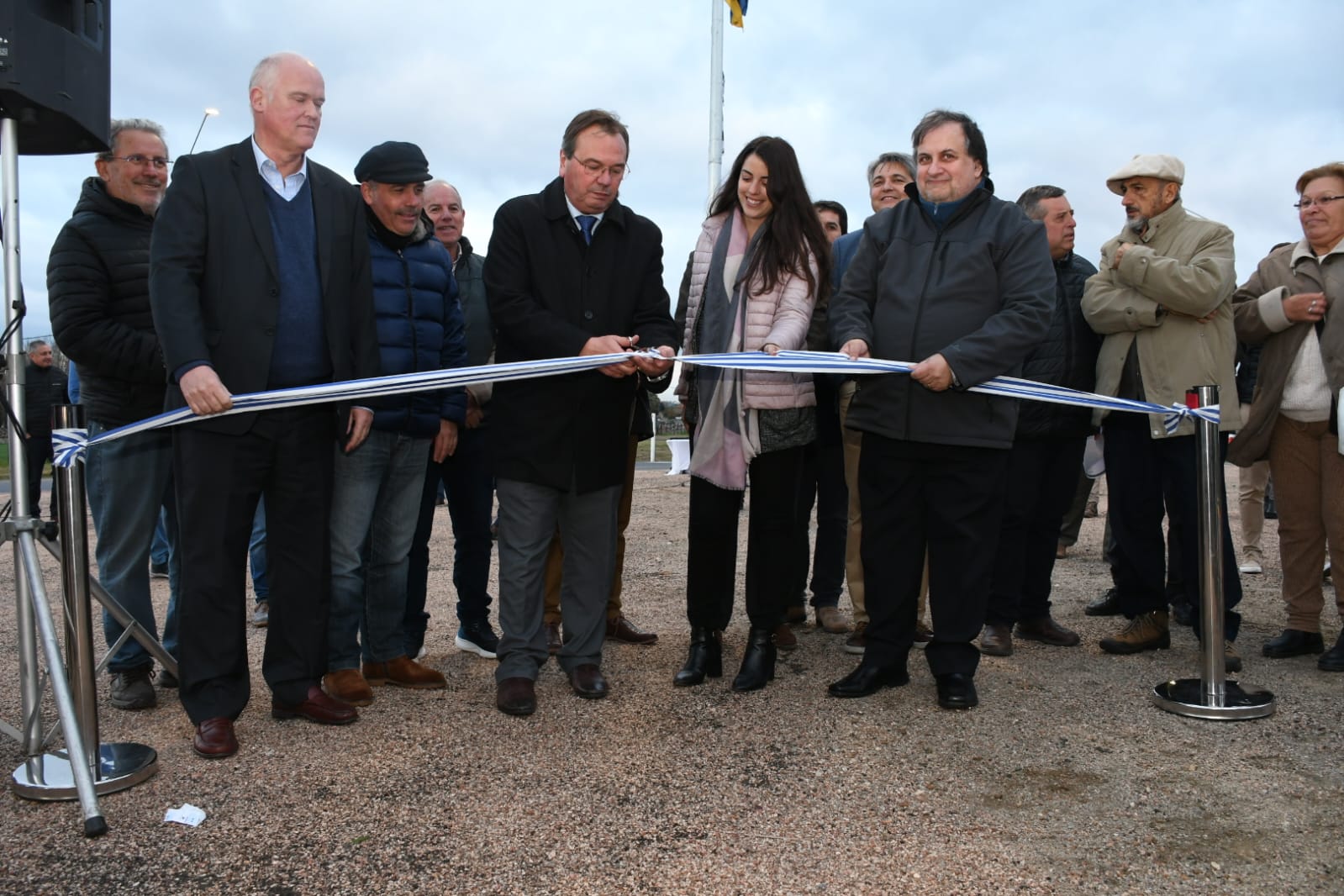 Se inauguraron obras en ruta 6, entre by pass de Sauce y ruta 11 MTOP